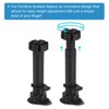 Unique Bargains Plastic Non-Skid Adjustable Furniture Leveling Feet for Sofa 4 Pcs - 4 of 4