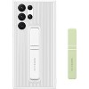 Samsung Galaxy S22 Ultra Protective Standing Cover, High Protection Case, 2 Detachable Kickstands, 2 Viewing Angles, US Version, White, EF-RS908CWEGUS - 2 of 4