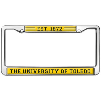 University of Toledo School Logo Full Size Standard License Plate Metal Frame