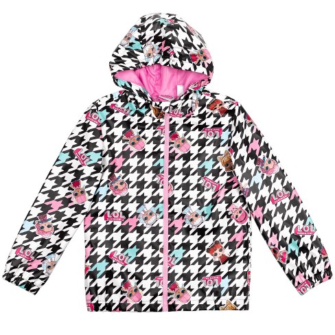 L.o.l. Surprise Coconut Q.t. Dawn Surfer Babe Little Girls Waterproof Rain Jacket 4 Target