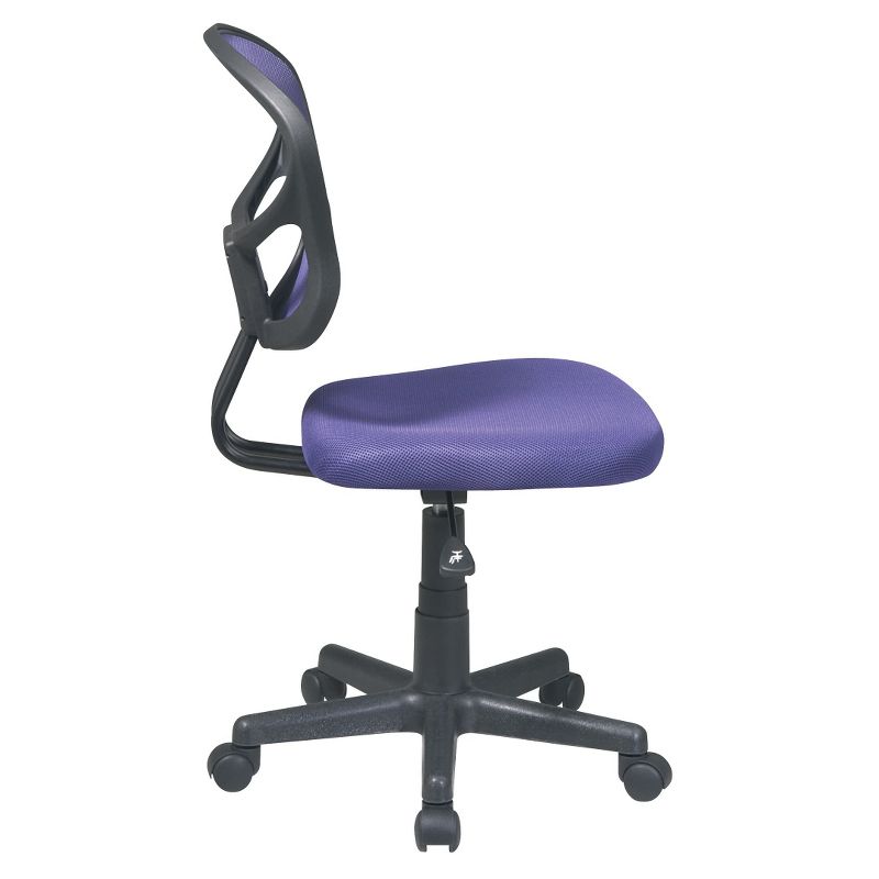 Mesh Task Chair Purple - OSP Home Furnishings, 3 of 6