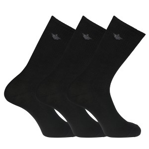 Dockers Men's Socks & Hosiery - 3-Pack Flat Knit Athletic and Crew Socks for Men - 1 of 4