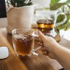 GROSCHE Cyprus Double Walled Glass mug for Coffee or tea, glass insulated cup, 16 fl oz. Capacity - 2 of 4