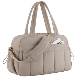 Itopfox Travel Duffle Bag for Women with Wet Pocket, Lightweight Carry-On Weekender, Water-Resistant, Multiple Compartments - 1 of 4