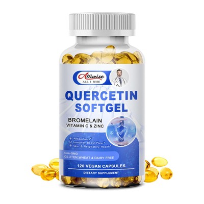 Alliwise Quercetin Softgel, Non-GMO Dietary Supplement, 120ct