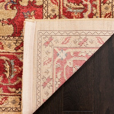 Safavieh Mahal Red and Natural Synthetic Area Rug