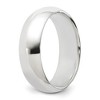 Black Bow Jewelry 6mm Sterling Silver Polished Half Round Standard Fit Band - image 4 of 4