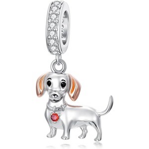 Sterling Silver Animal Charm Set: Highland Cow, Axolotl & Dragon Beads for Bracelets & Jewelry Making - 1 of 4