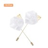 Unique Bargains Ceremony Anniversary Rose Wedding Groom Boutonnieres Pins 2"x3.5" 10 Pcs - 3 of 3