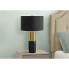 Monarch Specialties Lighting 25inchH Table Lamp Black Concrete Black Shade Contemporary - 2 of 4