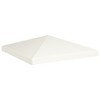 VidaXL Gazebo Top Cover 1 oz/ftÂ² 9.8'x9.8' Cream White - 2 of 4