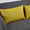 Convertible Sleeper Sofa Bed With Pull Out Bed, USB Socket, Spring Support, Side Pocket, Trundle Multifunctional Loveseat Sofa Couch For Living Room - 2 of 4