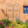 MAYEERTY 4 Pack Metal Garden Trellis 86.7 x 19.7 Inch Rustproof Climbing Plants Support Black Outdoor Flower - 4 of 4
