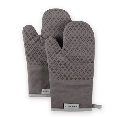 KitchenAid 4-piece Silicone Oven Mitt Set, 2 Oven Mitts and 2 Pot