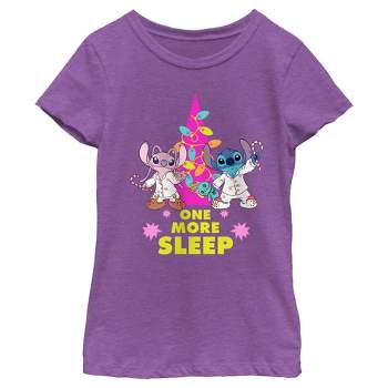 Girl's Lilo & Stitch One More Sleep T-Shirt