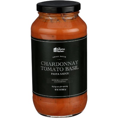 The Sonoma Kitchen Pasta Sauce Chardonnay Tomato Basil - Case Of 6 - 24 ...