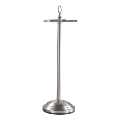 Freestanding Toilet Tissue Holder Brushed Nickel - Nu Steel