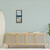 Stupell Industries Cloudy Beach Shore Landscape Layered Ephemera Collage Black Framed Giclee Art - 2 of 4