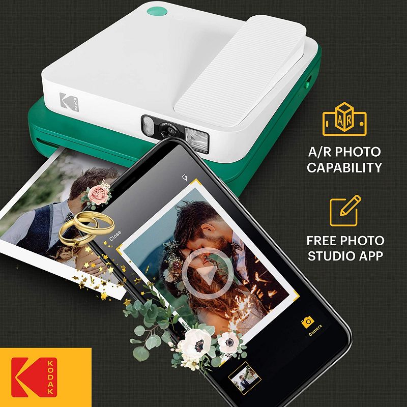 KODAK Smile Classic Digital Instant Camera for 3.5 x 4.25 Zink Photo Paper - Bluetooth, 16MP Pictures, 2 of 7