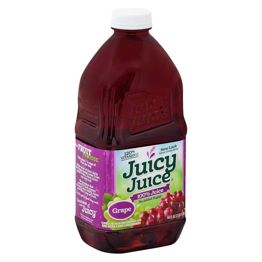 UPC 028000008222 product image for Juicy Juice 100% Grape Juice - 64 floz Bottle | upcitemdb.com