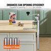 VEVOR Commercial Can Opener, Heavy-Duty Manual Tabletop Cans Opener for Cans Up to 11.8 in Height, Height-Adjustable, Silver - 3 of 4