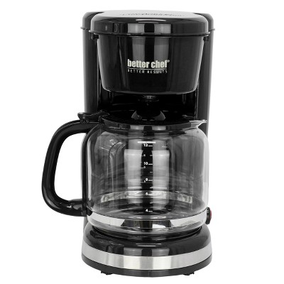 Better Chef 12 Cup 900 Watt Coffee Maker In Black Target