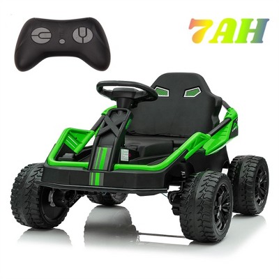 Jojoka 24V Kids Ride-On UTV, 4WD Electric Truck with Remote Control, 4x200W Motors, Metal Frame, 12" Tires, Music, Suspension