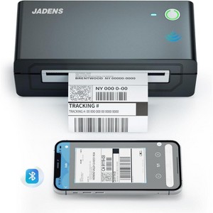 JADENS 668BT Thermal Label Printer – Bluetooth & USB, Ink-Free, BPA-Free, Compatible with iOS, Android, Windows, Mac, ChromeOS, Linux - 1 of 4
