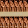 13 Pairs 14K Gold Plated Huggie Hoop Set - Small Lightweight Hypoallergenic Earrings with Pearls, Dainty Gift for Women - 3 of 4