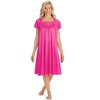 Collections Etc Lace Inset Tricot Nightgown - Elegant Sleepwear - 4 of 4