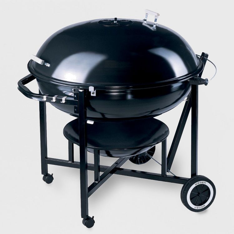 Weber Ranch Kettle Model 60020: Charcoal Grill, Stainless Steel Grates, Weatherproof, 1104 sq. in. Cooking Area, 1 of 5