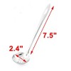 Unique Bargains Kitchenware Stainless Steel Slotted Ladle Spoon Silver Tone 9.3'' Length - 2 of 3