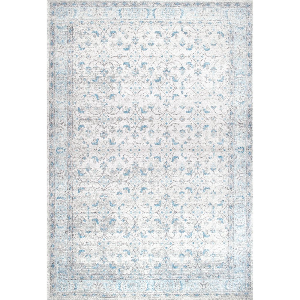  Vintage Rio Area Rug Aqua