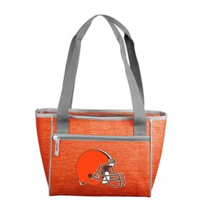 NFL Cleveland Browns Crosshatch 16 Can Cooler Tote - 21.3qt - 1 of 4