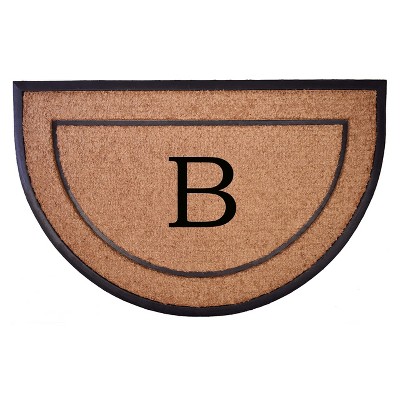 Calloway Mills 106573048A The General Monogram Doormat 30 In. x 48 In.