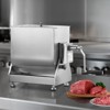 VEVOR Manual Meat Mixer,30L Tilt Tank Meat Processing Equipment(Mixing Max 30LBS for Meat),Stainless Steel Meat Mixer, Sausage Mixer Machine, Silver - 2 of 4