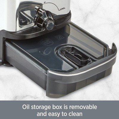 Stainless Steel Electric Deep Fryer with Digital Timer and Oil Filtration System