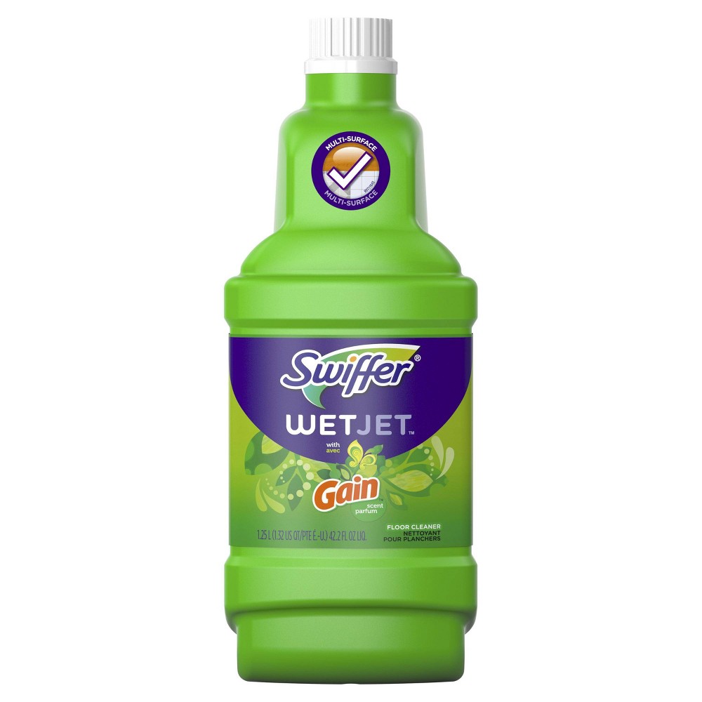 UPC 037000830610 product image for Swiffer Wet Jet With Gain Scent Floor Cleaner - 42.2 fl oz | upcitemdb.com