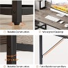 PAGED 55" Computer Desk with Hutch, Modern Home Office Desk with 2 Drawers & Open Shelves for Living Room - 3 of 4