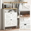 RISOKEYS Shoe Storage Cabinet with 2 Flip Drawers - Capacity for 20 Pairs, Adjustable Shelves & Modern Stylish Design for Entryway,Hallway,Apartment. - 3 of 4