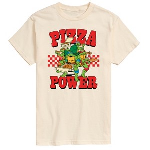 Men's - Teenage Mutant Ninja Turtles - Pizza Power Short Sleeve Graphic T-Shirt - 1 of 4