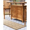 Unique Loom    Outdoor Trellis Geometric Area Rug - 3 of 4