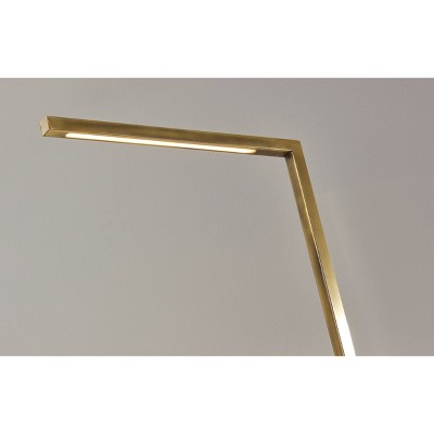 Aidan Bronze 16" LED Desk Lamp with Wireless Charging and Touch Control