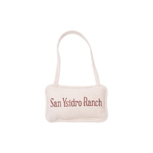 C&F Home Extra Small Petite "San Ysidro Ranch" Script Beige Decorative Throw Pillow, 3" x 5" - 1 of 4