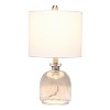 Hammered Glass Jar Table Lamp with Linen Shade - Lalia Home - image 2 of 4