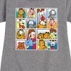 Girls' - Garfield - Friends Graphic Short Sleeve Fleece Dress - 2 of 4