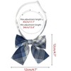 INSPIRE CHIC Women's Plaid Uniform Pre-tied Knot Cute Stylish Colorful Bow Ties - 2 of 4