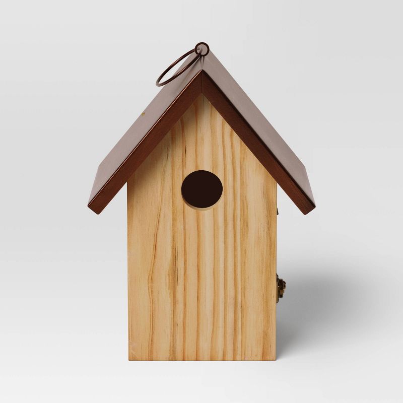 Outdoor Wood Bird House - Threshold&#8482;, 4 of 6