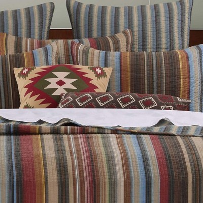 Southwest Geometric Earth Tone Cotton Throw Pillow Set