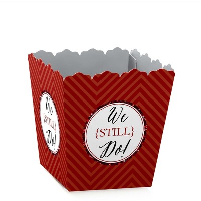 Big Dot of Happiness We Still Do - Party Mini Favor Boxes - 40th Wedding Anniversary Party Treat Candy Boxes - Set of 12